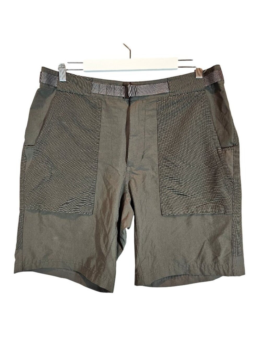 REI Co-Op Mens 36 Outdoor Hiking Shorts Adjustable Belt Dark gray gorpcore work